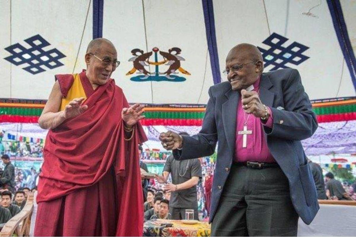 Dalai Lama, Desmond Tutu, joy