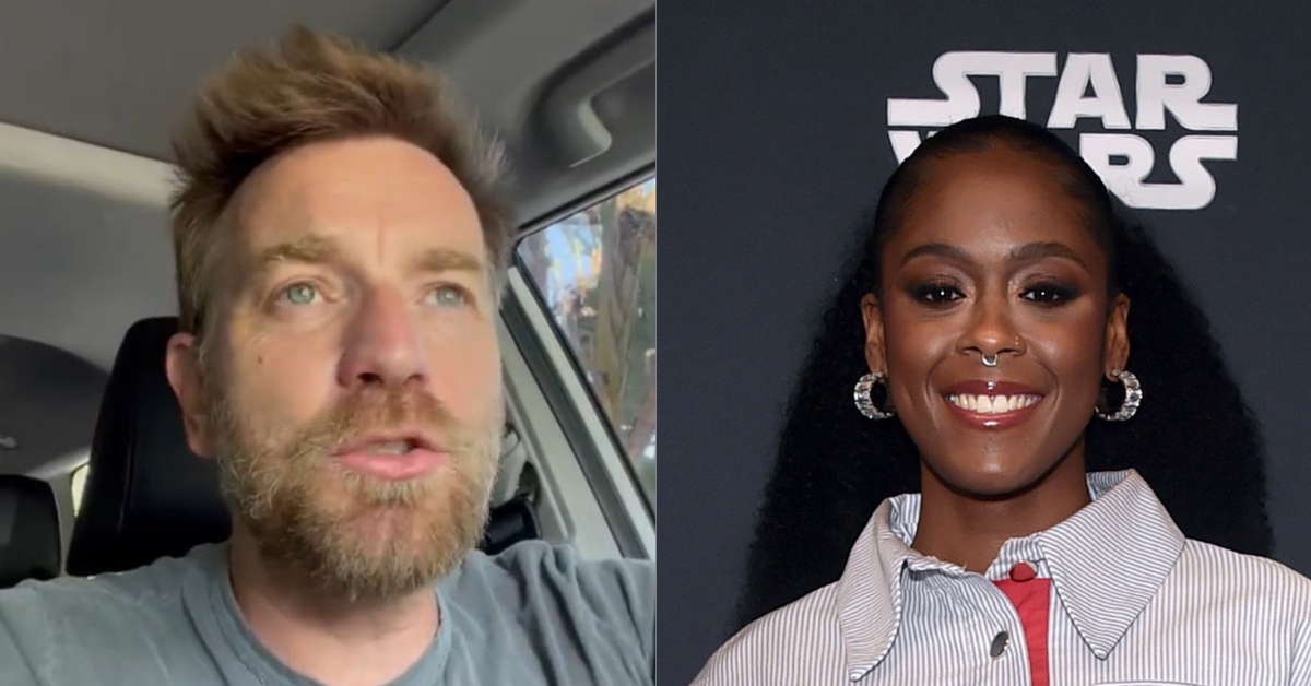 Ewan McGregor Lays Into 'Star Wars' Fans Who Sent Racist DMs To Black 'Obi-Wan Kenobi' Star