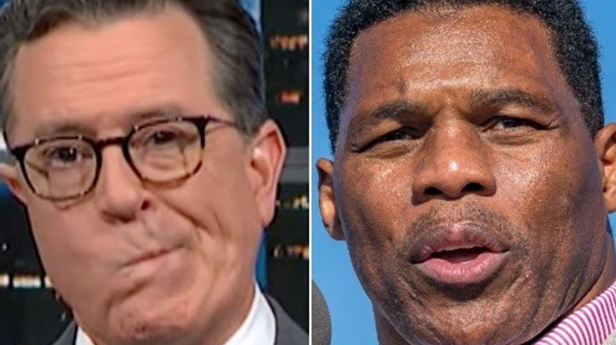 Endorse This! Colbert Hilariously Destroys Herschel Walker's 'Gun Plan'