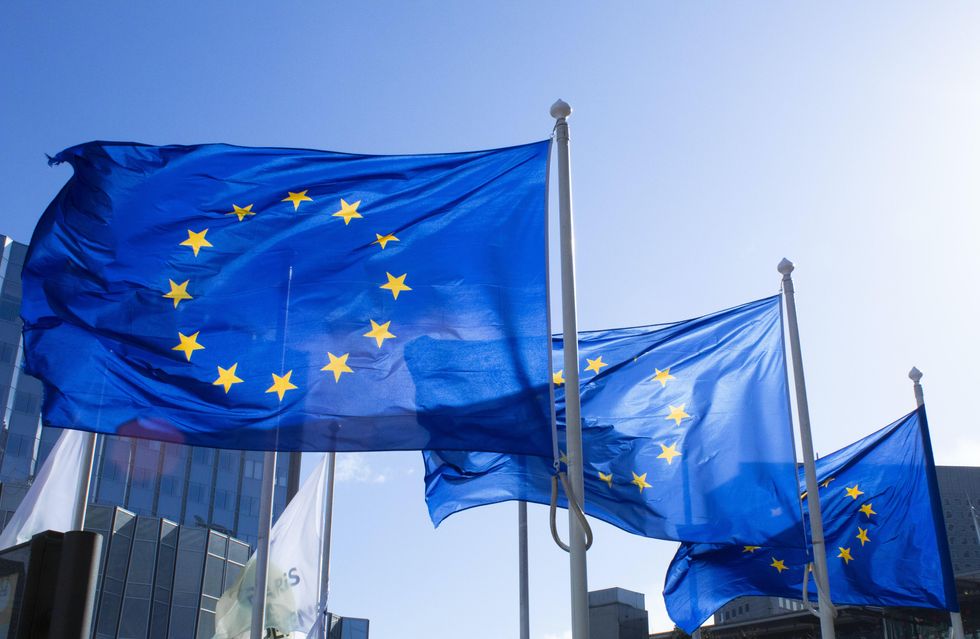 EU, flags