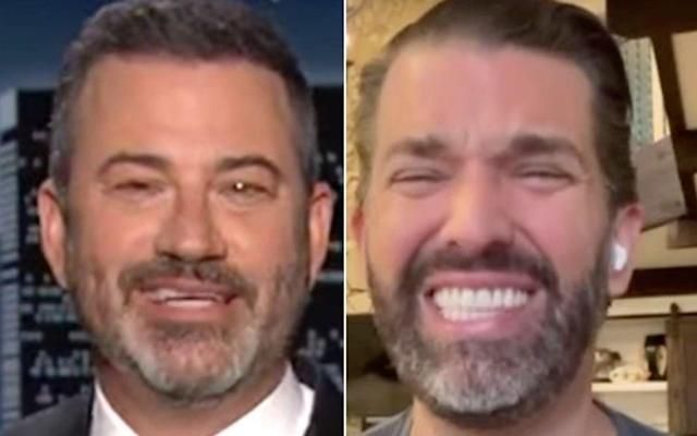 Endorse This! Kimmel Exposes Grifter Don Jr.'s 'America First' Gear