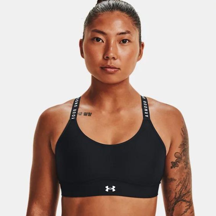 Women's Preowned Under Armour Black Size Small Compression Sports Bra