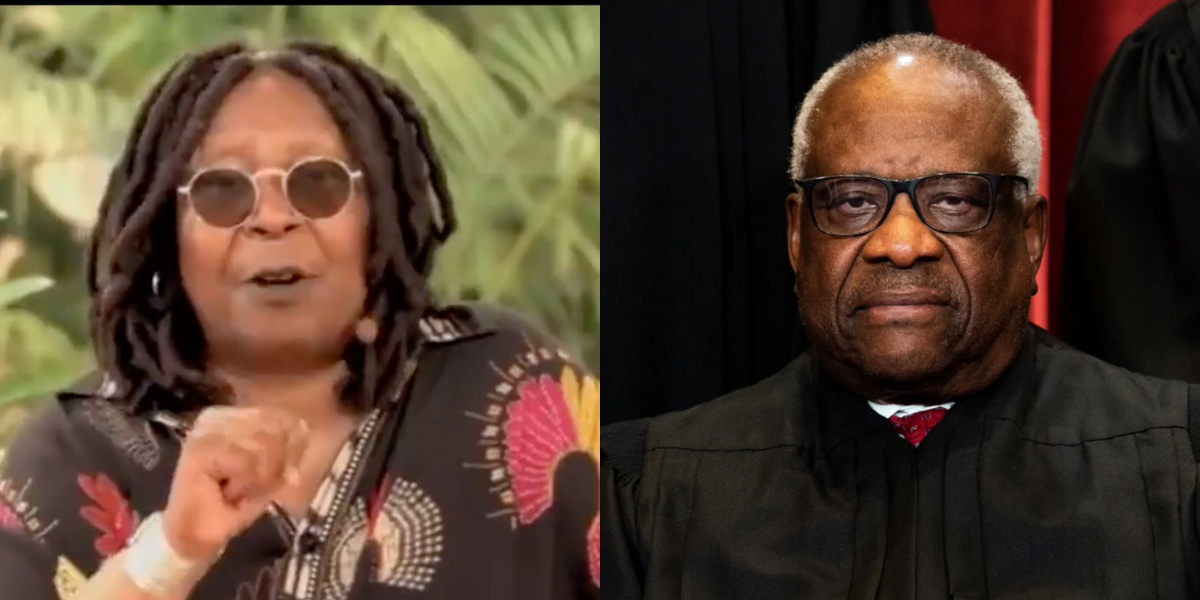 Whoopi Unloads On Clarence Thomas With Stern Warning: VIDEO - Comic Sands