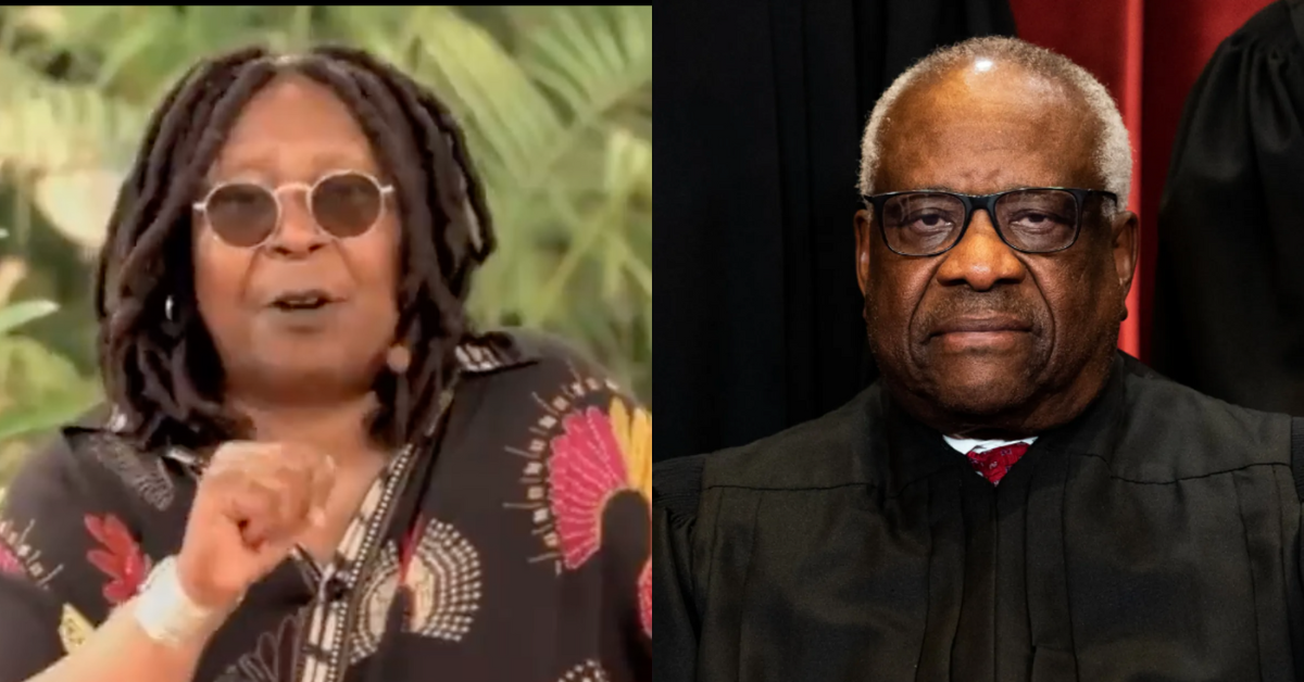 Whoopi Goldberg Unloads On Clarence Thomas With Stern Warning: 'You Better Hope They Don't Come For You'