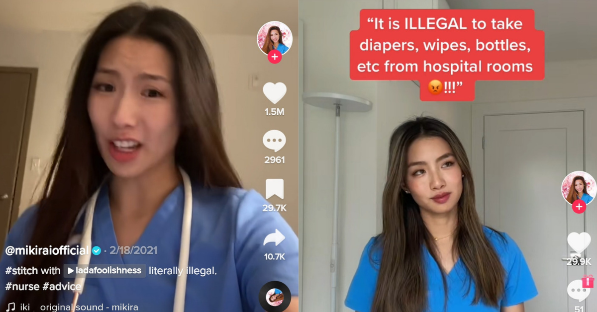 Nurse Stuns TikTok With Revelation After Video Of Dad 'Stealing' Diapers From Hospital Goes Viral
