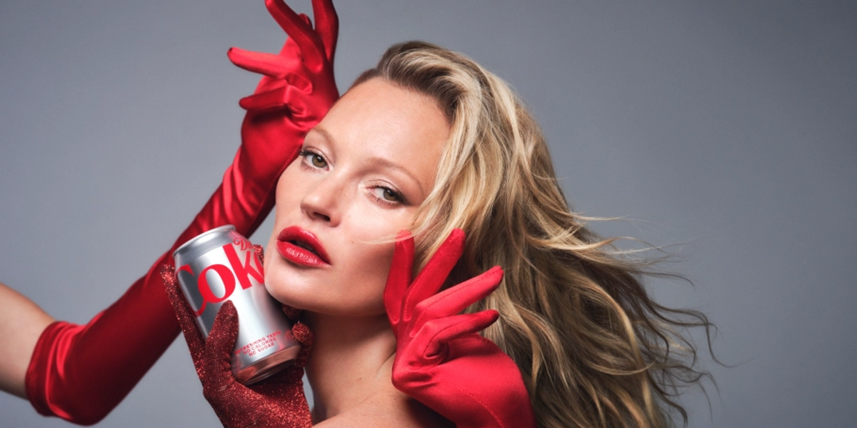 Kate Moss Named Creative Director of Diet Coke