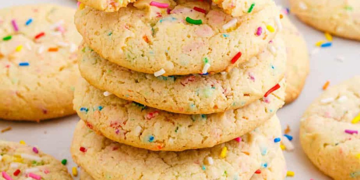 Funfetti Cake Mix Cookies - My Recipe Magic