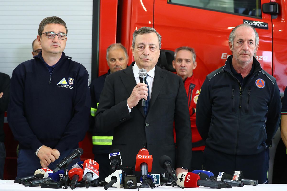 Anche Draghi rimesta nella banalità: «Dipende dalla situazione climatica»