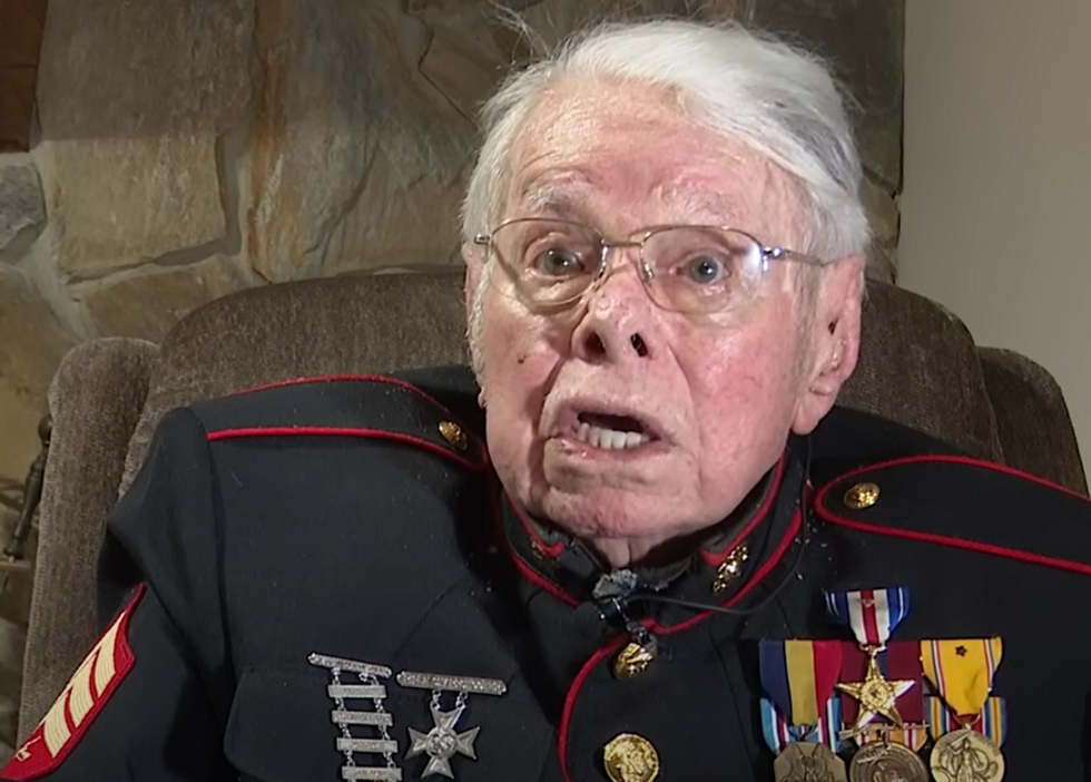 100-year-old World War II veteran nails what is wrong with current-day Americans in tearful guidance: 'People don’t realize what they have'