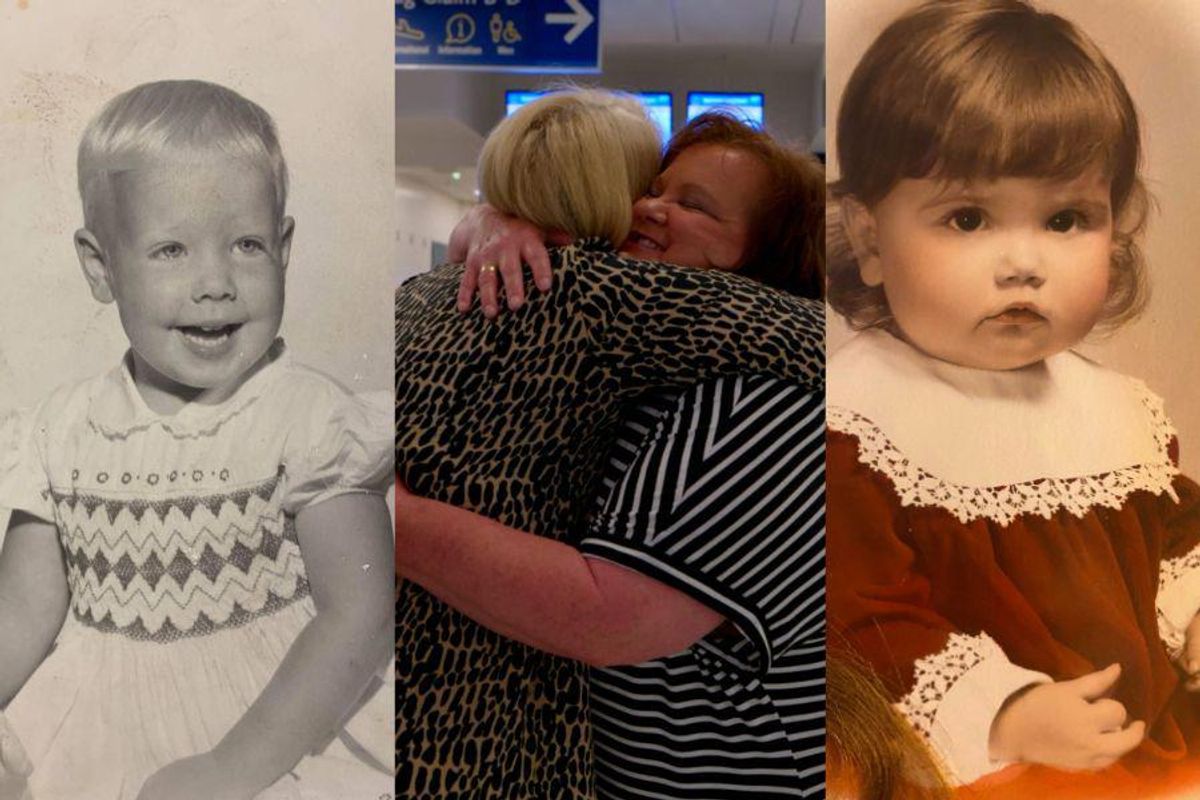 reunion; DNA test; sisters reunited