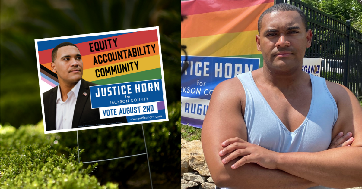 Gay Kansas City Politician Speaks Out After Campaign Poster Is Defaced With Homophobic Slur