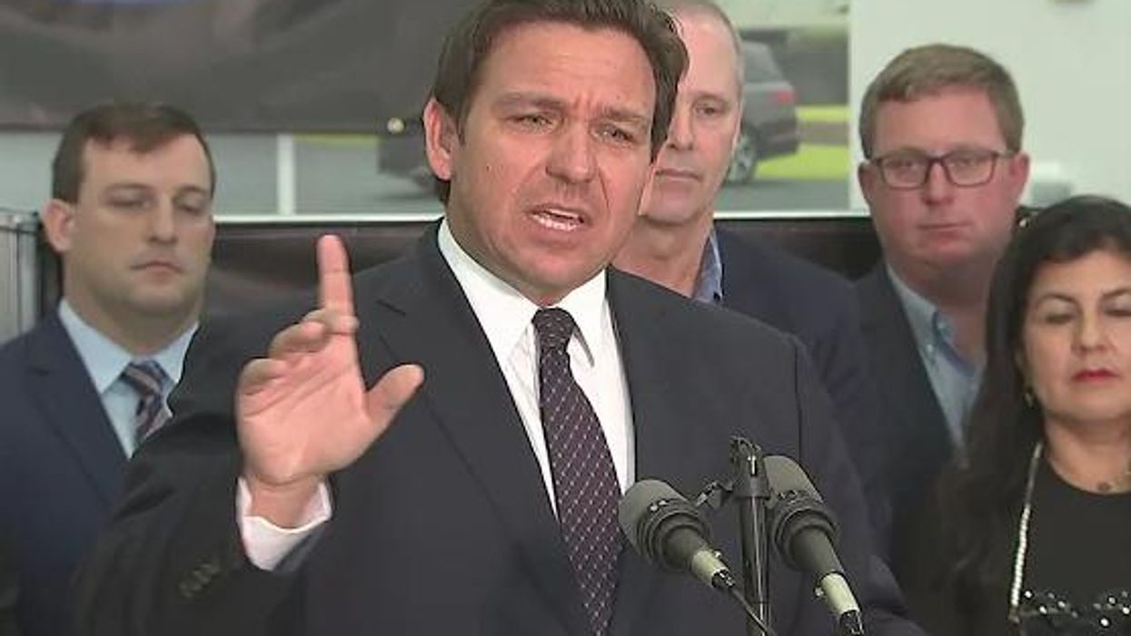 Neo-Nazis Promote DeSantis Outside Far-Right Youth Conference