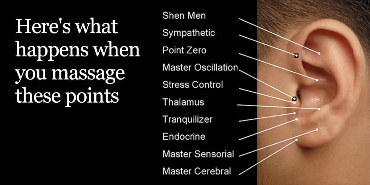 Here's What Happens When You Massage These Points On Your Ear Higher