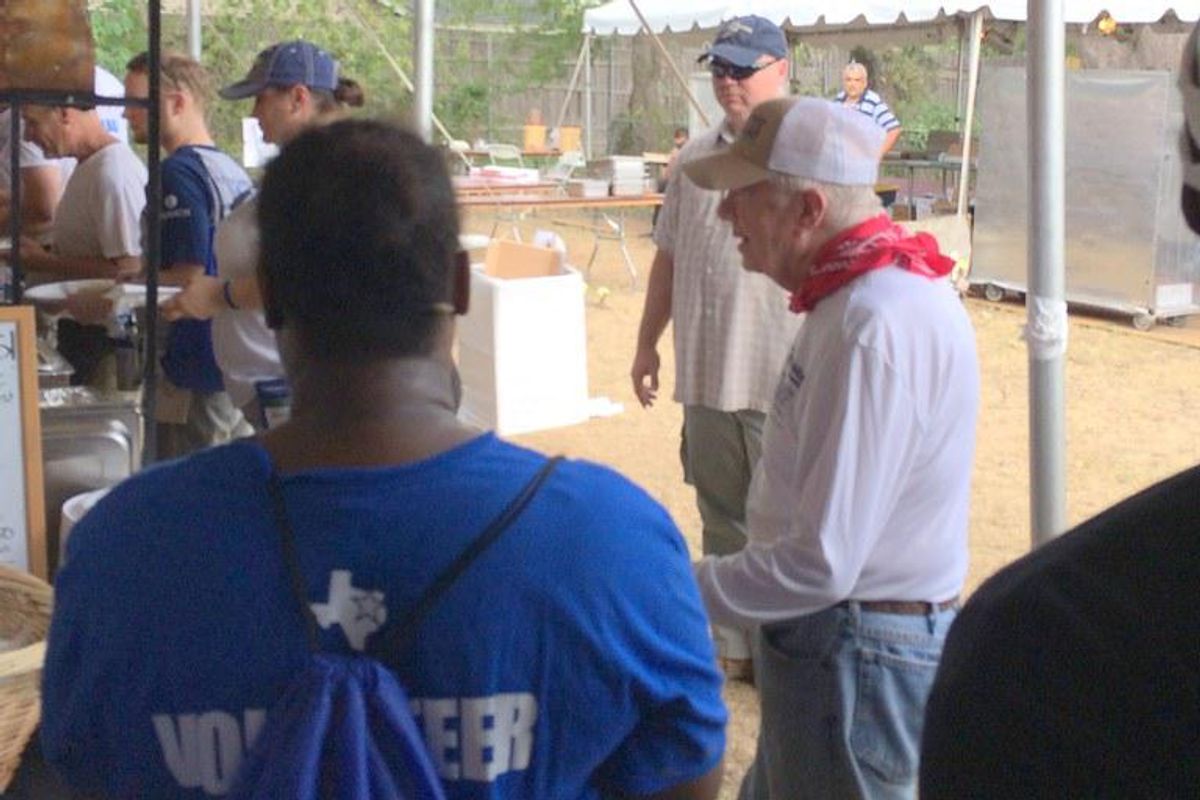 Jimmy Carter, president, volunteer