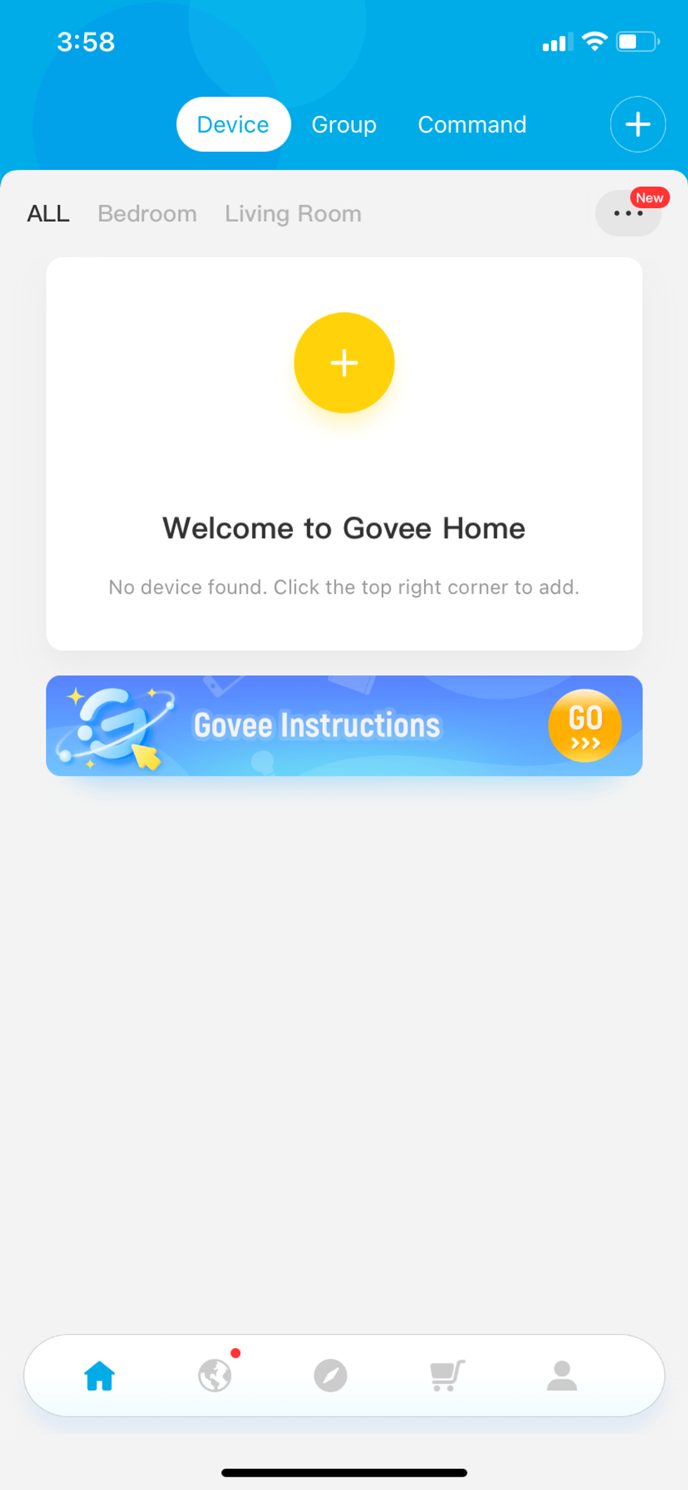 Use Govee Home app to set up your RGBIC TV backlights