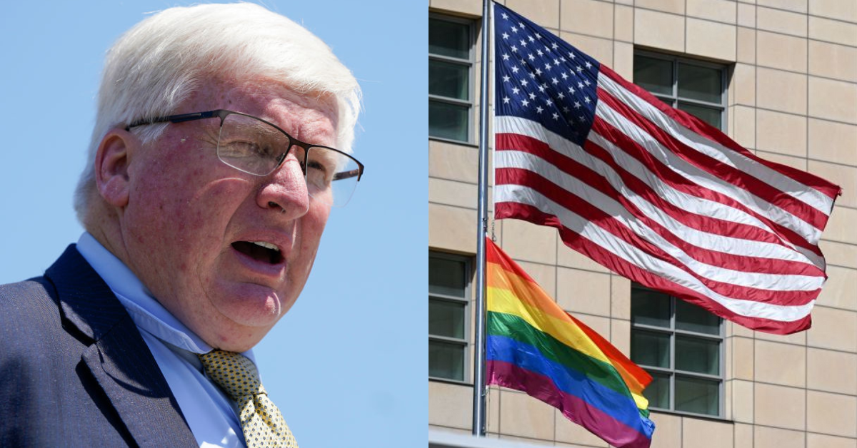 GOP Rep. Whines About Pride Flags Being Flown Over U.S. Embassies During 'Gay Month' In Viral Rant
