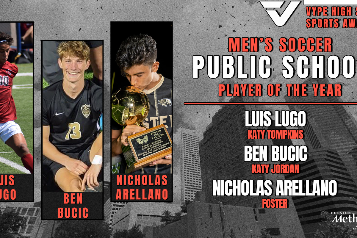 VYPE AWARDS: Public and Private School Boys Soccer presented by Houston Methodist Orthopedics & Sports Medicine