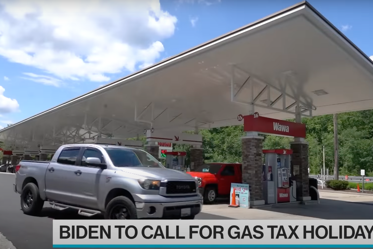 Gas Tax Vacation All Biden Ever Wanted! Gas Tax Vacation So You Can Get Away!