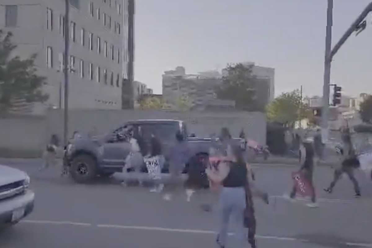 'Pro-Lifers' Respond To Abortion Rights Protests With Violence, Misogyny And Trucks