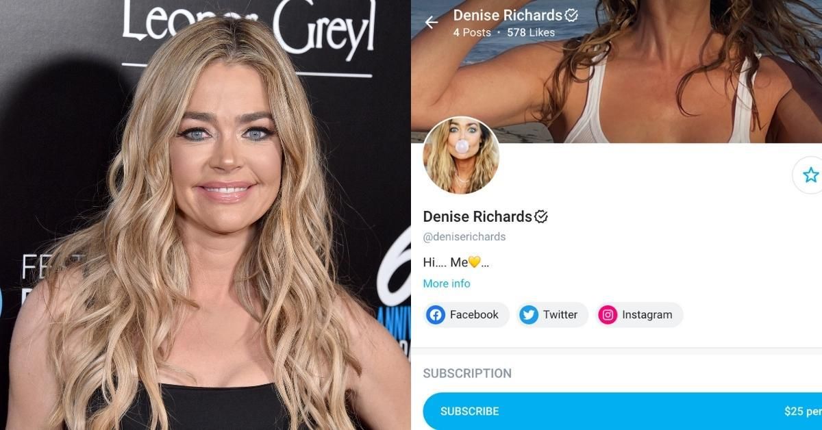 Denise Richards Doubles Down On Support Of Daughter Joining OnlyFans—By Joining OnlyFans Herself