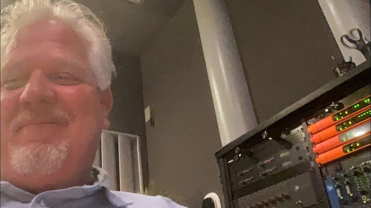 'This is how I spend my vacation': Glenn gives behind-the-scenes look at new radio theme recording