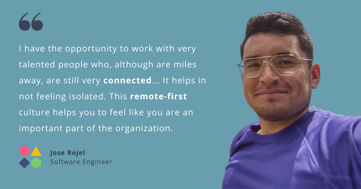 Blog post banner with quote from Jose Rojel, Software Engineer at Helix