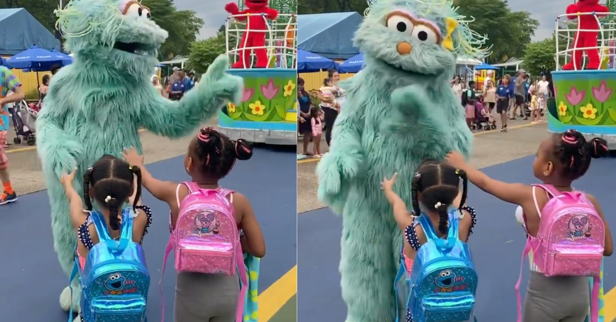 Sesame Place Called Out After Costumed Character Snubs Two Young Black Girls During Parade