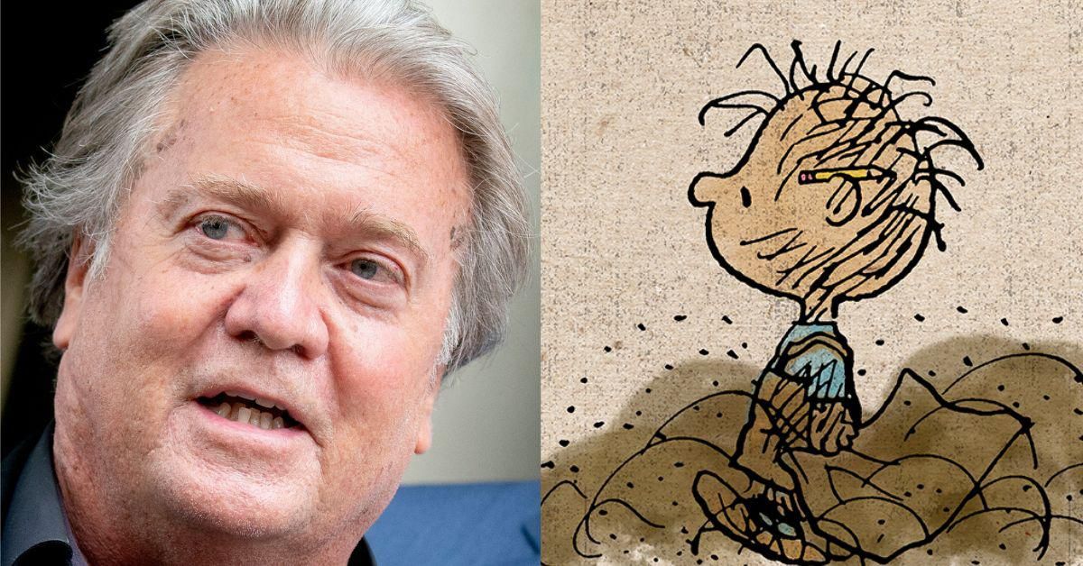 Someone Drew Pigpen Into A Courtroom Sketch Of 'Steve Bannon Appearing In Court'–And Everyone Had The Same Response