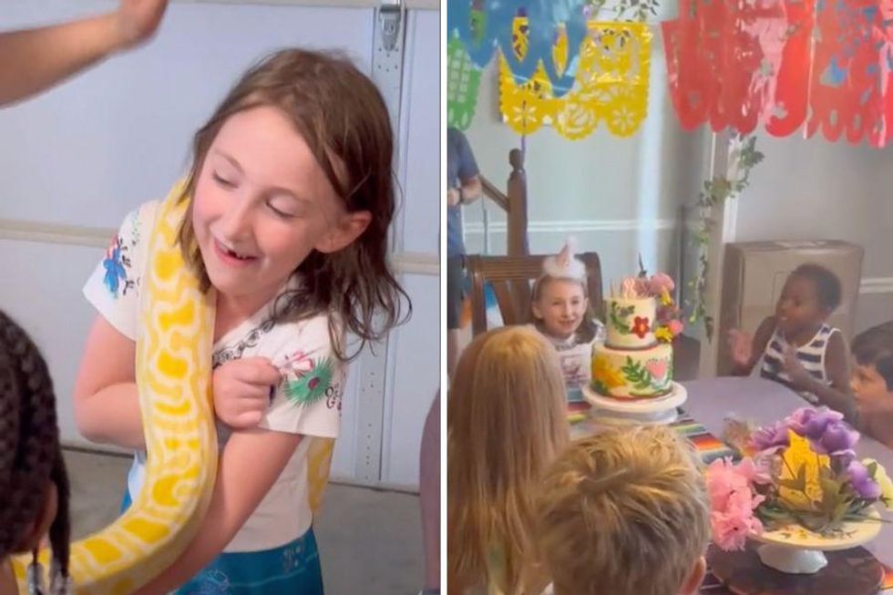 Strangers showed up to give the coolest birthday party of all time to 8-year-old girl who only got 1 RSVP