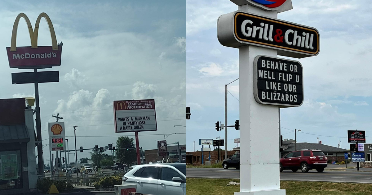 Missouri McDonald's Spars With Dairy Queen As Shady 'Sign War' Hilariously Escalates
