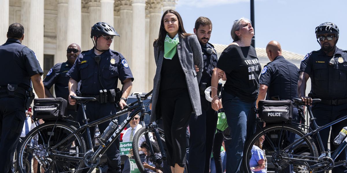 AOC, Ilhan Omar Among Arrested at Supreme Court Protest