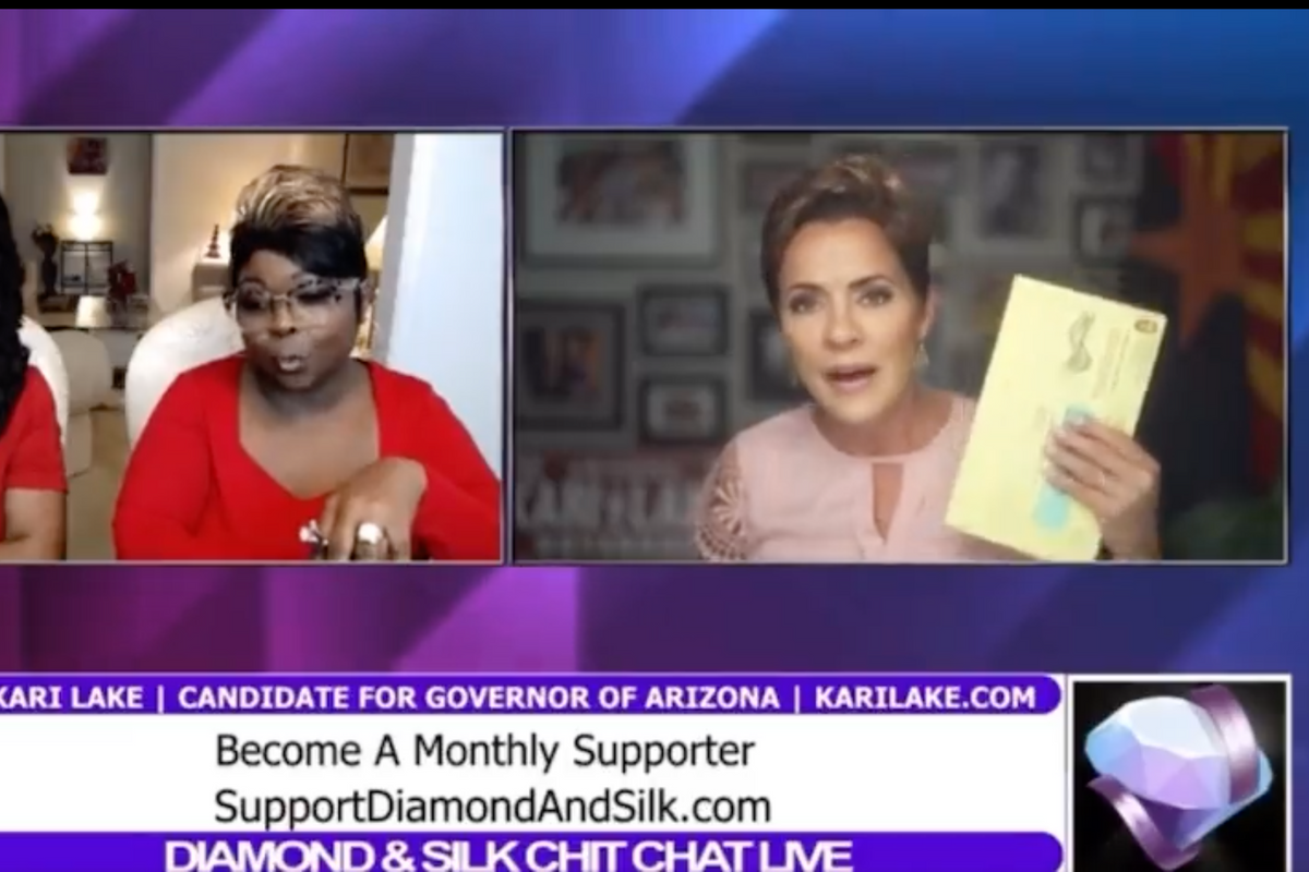 Kari Lake’s Gonna Burn In The Arizona Sun Voting In Person Like Her Trump God Intended!