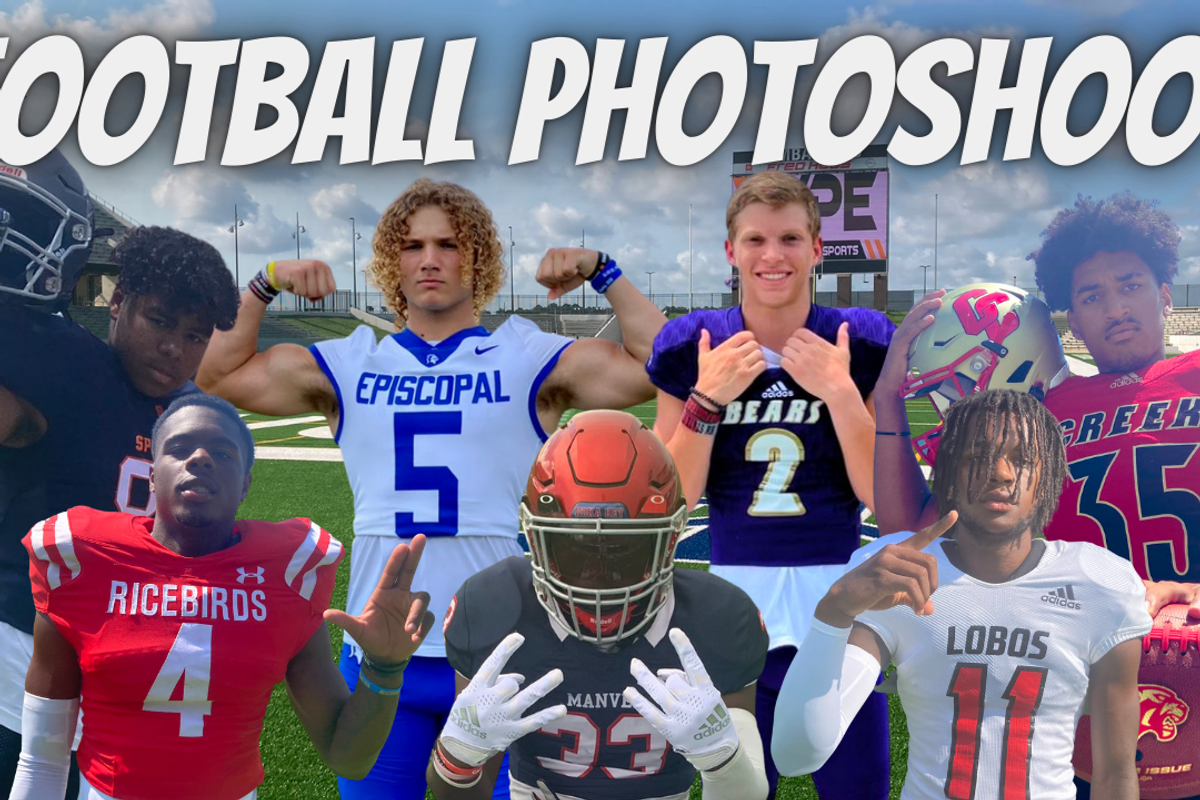 BEHIND THE SCENES: VYPE Houston Football Photoshoot 2022