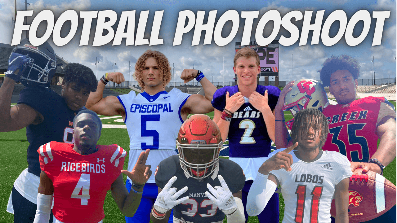 BEHIND THE SCENES: VYPE Houston Football Photoshoot 2022