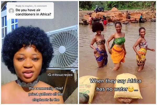 charity ekezie, africa tiktok, questions about africa