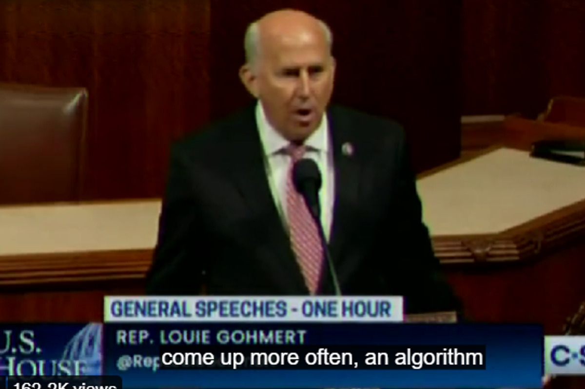 Louie Gohmert Got To Talk About Whatever He Wanted Yesterday!