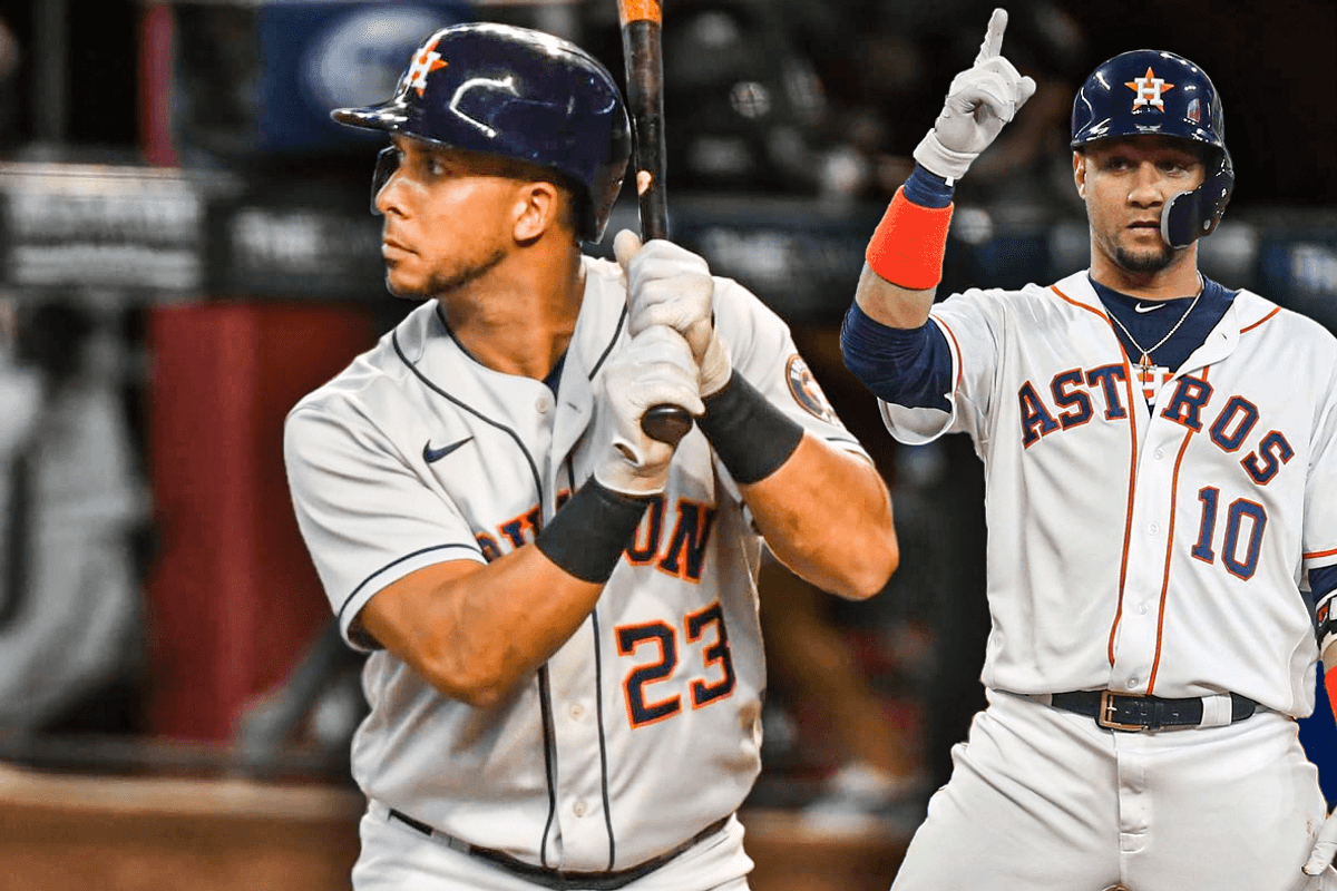 Houston Astros Michael Brantley, Yuli Gurriel