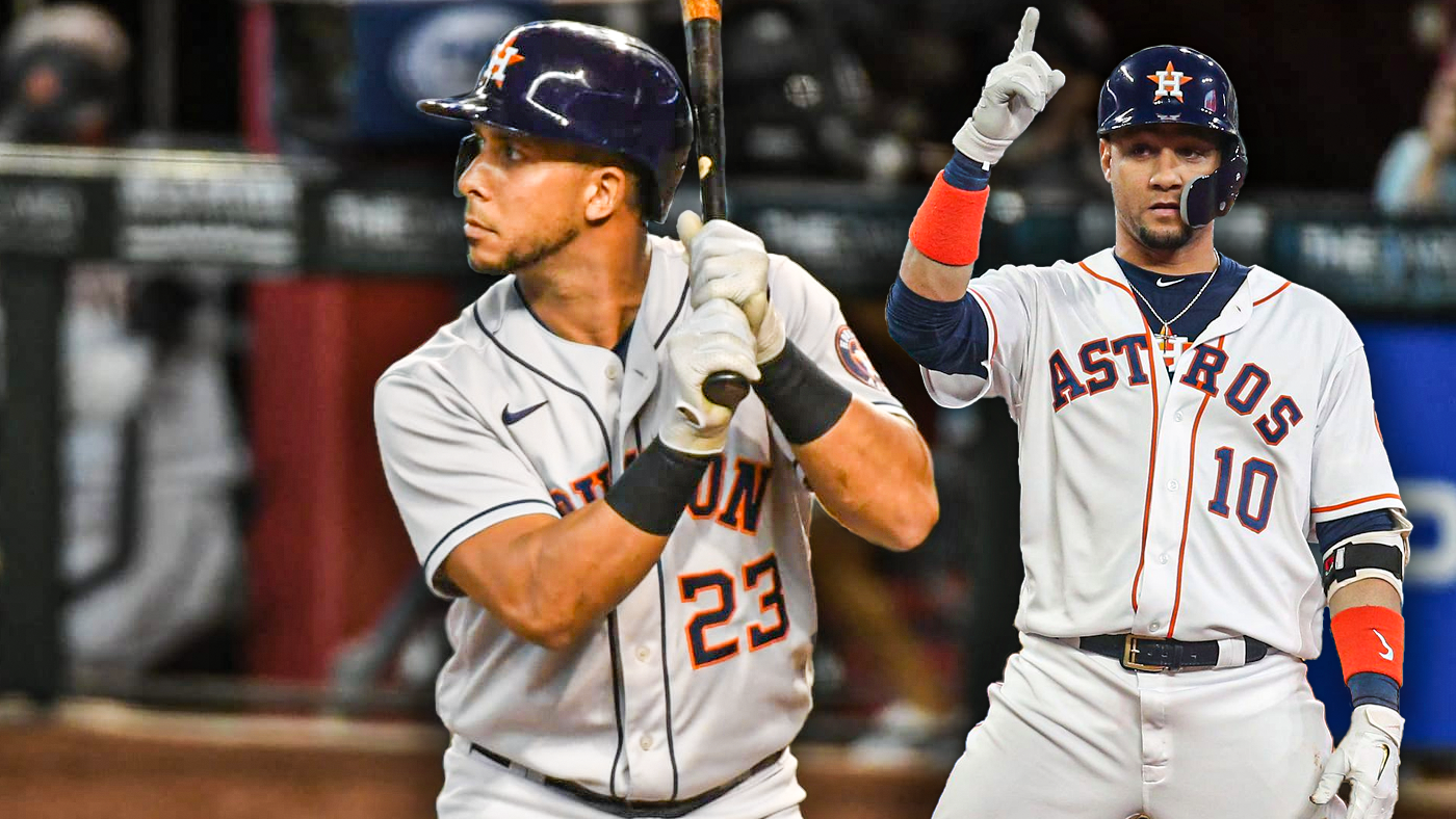 Houston Astros Michael Brantley, Yuli Gurriel
