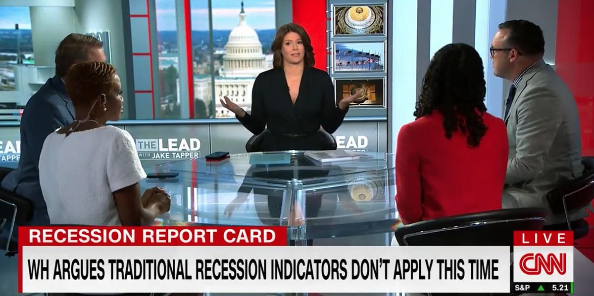 CNN panel brutally mocks Biden for attempting to change definition of recession: 'You can't fake this!'