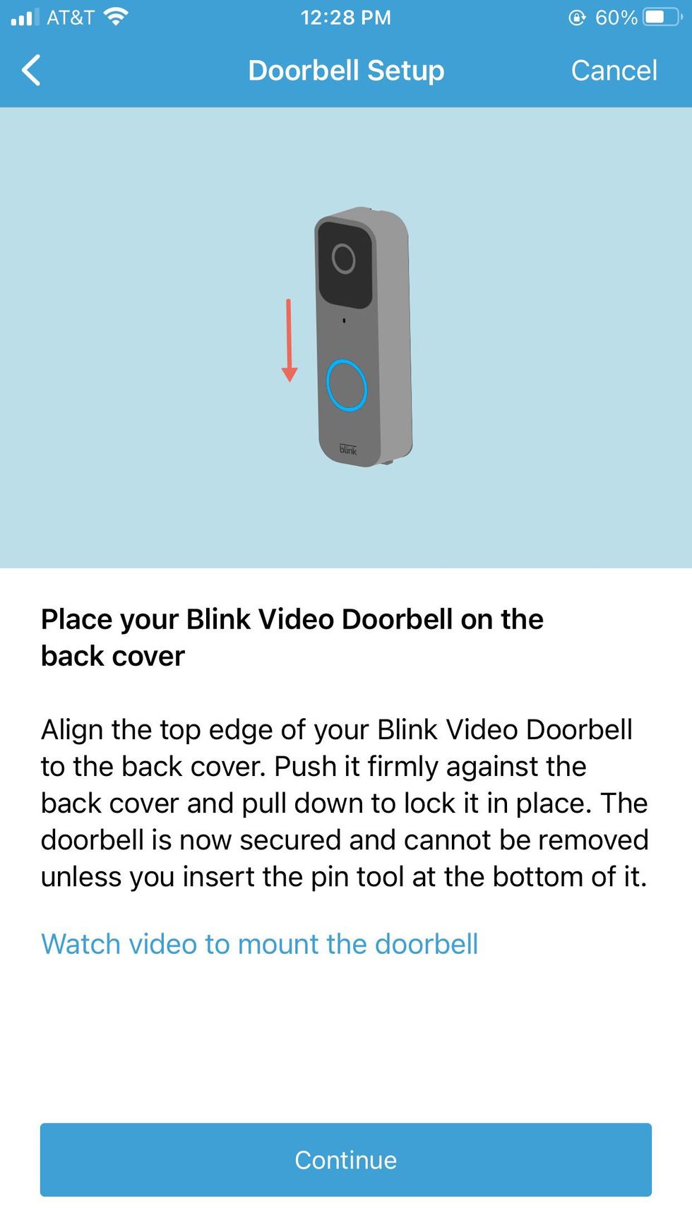 blink video doorbell   sync module 2 setup