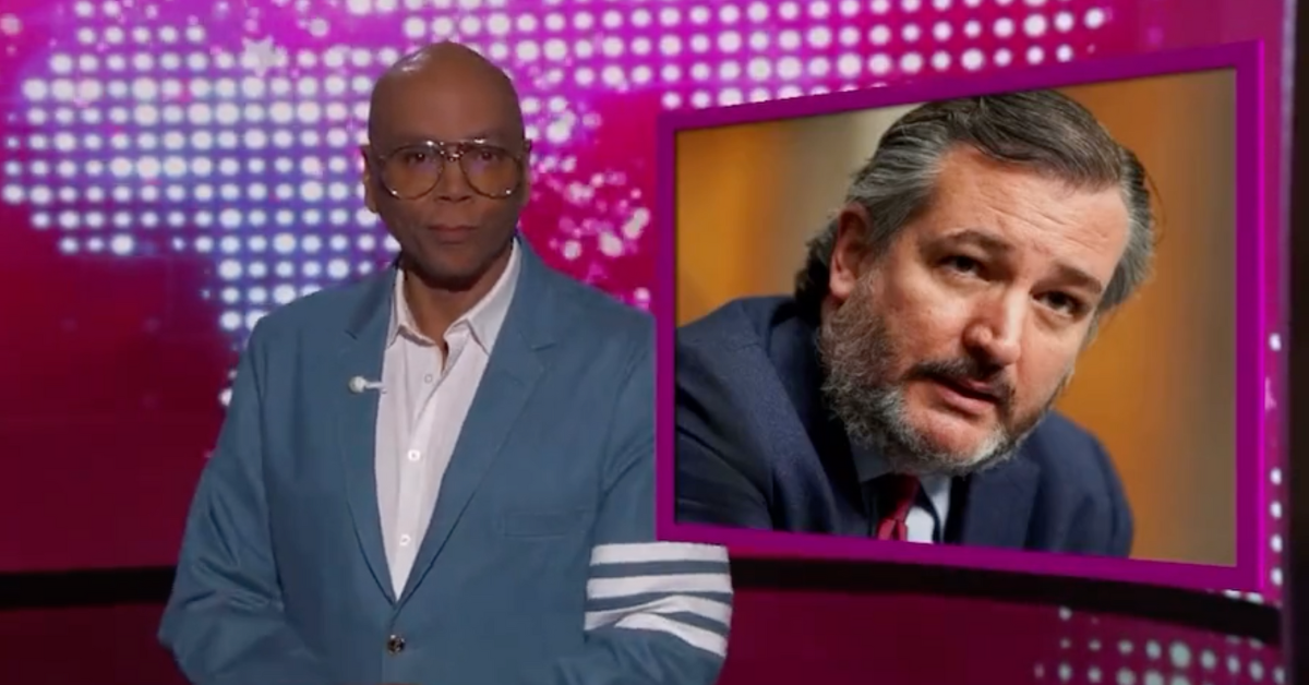 RuPaul Doesn't Mince Words In Brutal Takedown Of Ted Cruz's Stance On Gay Marriage