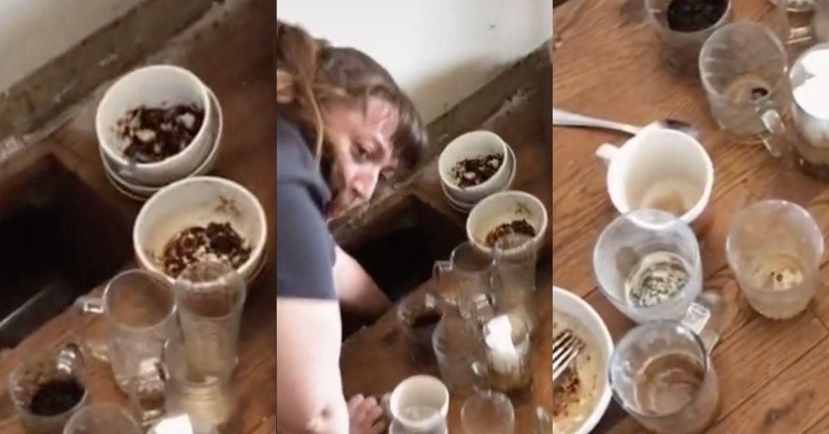 Couple Grossed Out After Finding Dirty Dishes In The Vents While Renovating Their New Home
