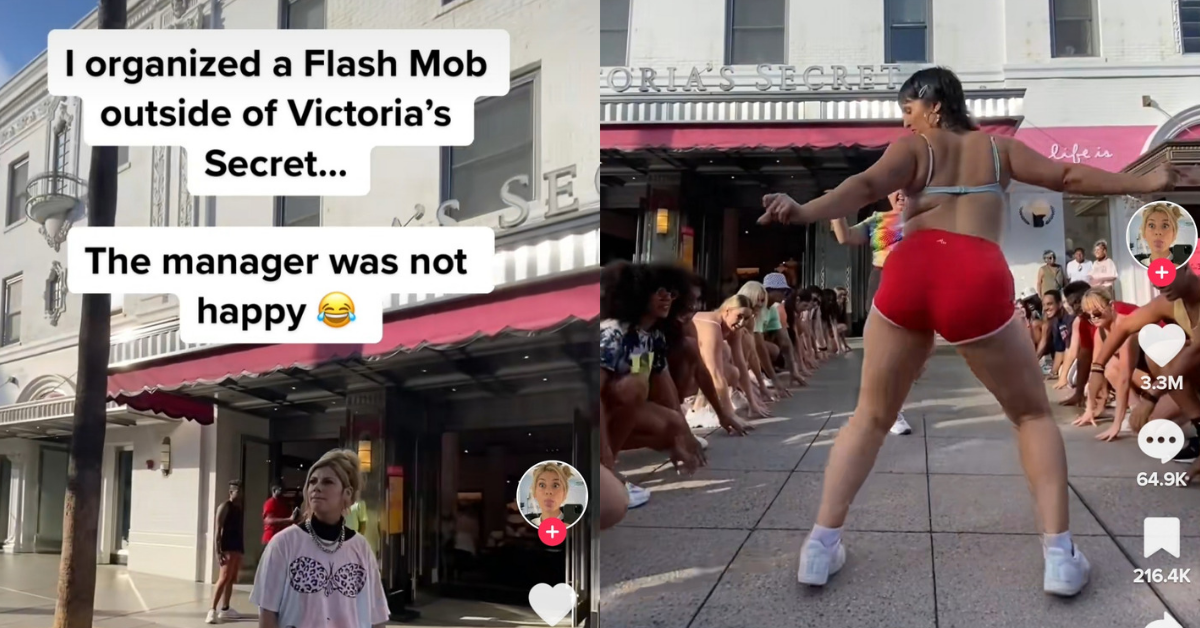 'American Idol' Finalist Calls Out Victoria's Secret With Body-Inclusive Flash Mob Outside Store In Viral Video