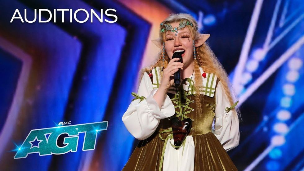 'Freckled Zelda' wows America's Got Talent judges with magical rendition of Disney classic