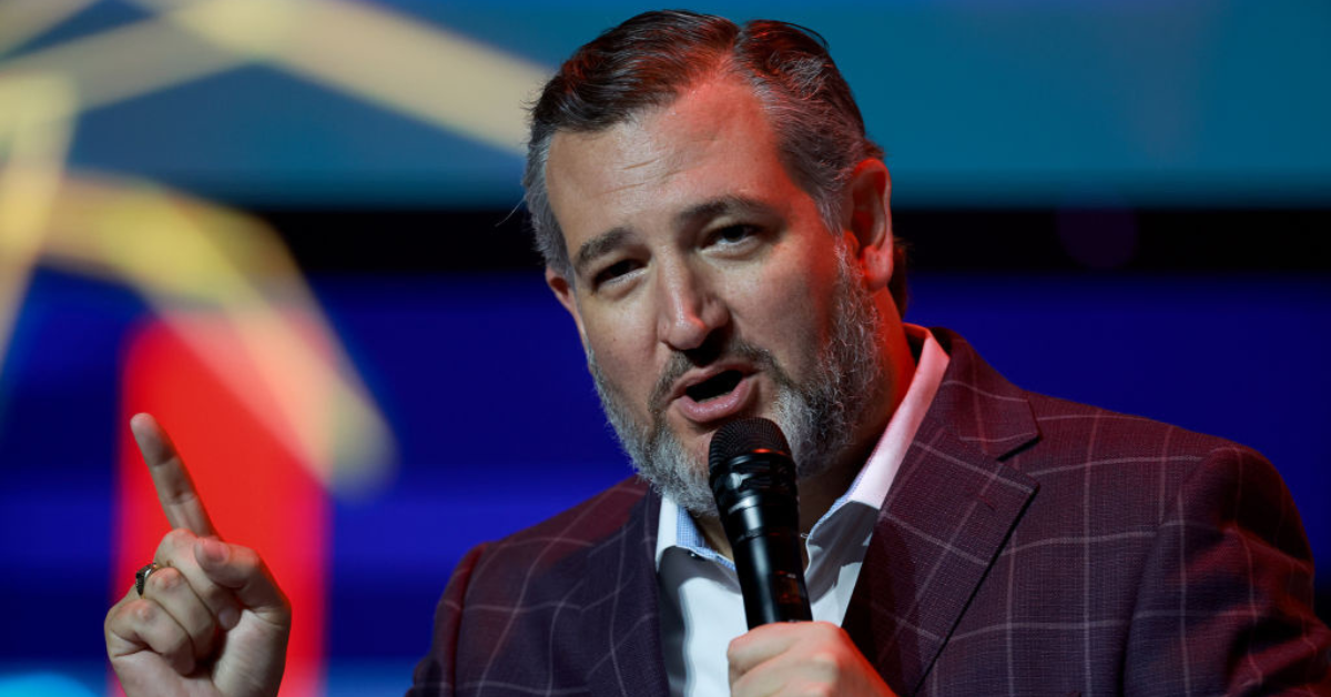 Ted Cruz Instantly Dragged After Defiantly Announcing His Pronouns Are 'Kiss My A**' During Speech