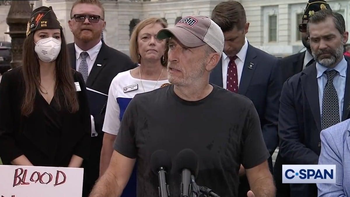 Endorse This! Jon Stewart Says "F*ck GOP Caucus" After They Ignore Veterans