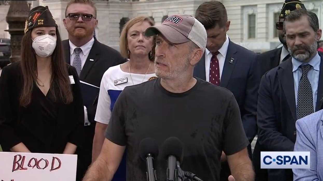 Endorse This! Jon Stewart Says "F*ck GOP Caucus" After They Ignore Veterans