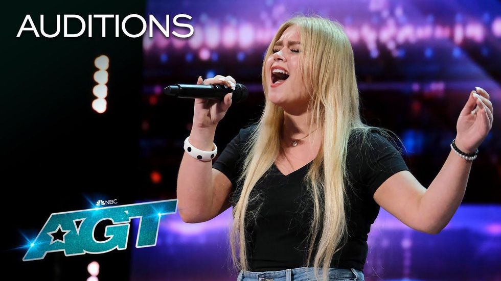 School shooting survivor delivers heartbreaking performance on 'America's Got Talent'