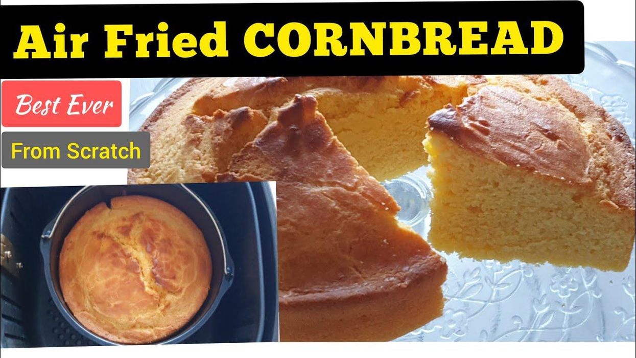 Here's how to make homemade cornbread in your air fryer