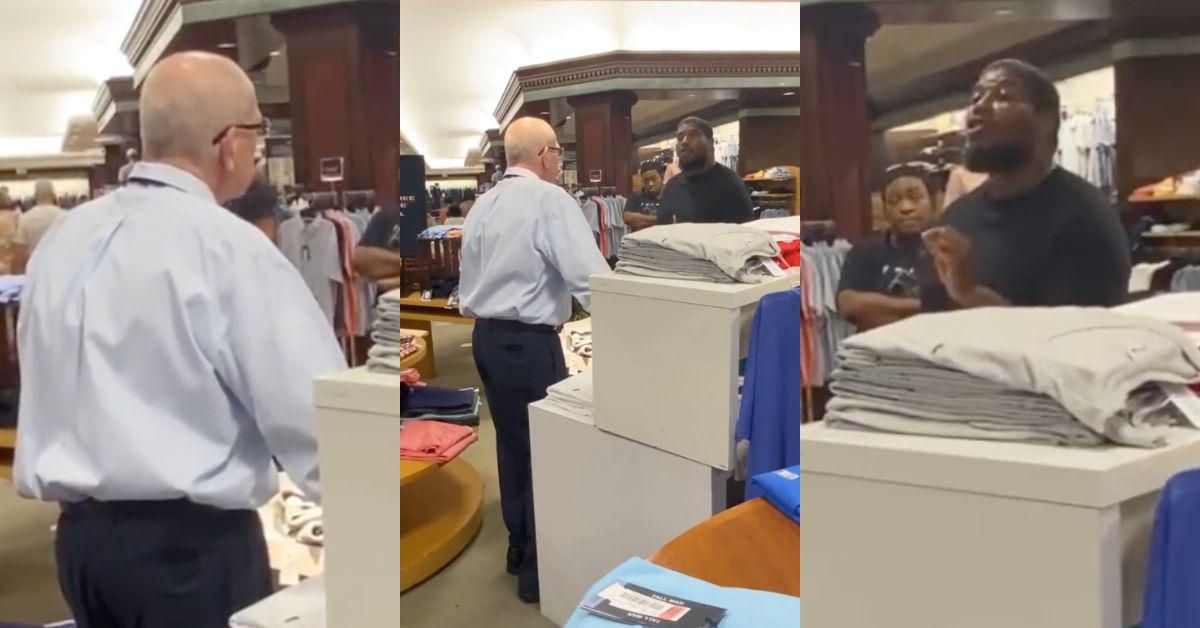 Black Dad Goes Viral After Calmly Schooling White Dillard's Worker Who Called Him The N-Word
